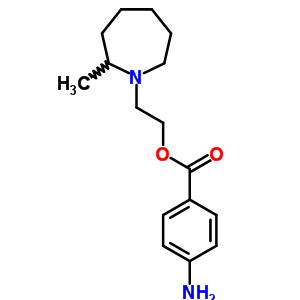 2-(2-Methylazepan-1-yl)ethyl 4-aminobenzoate Structure,7468-17-9Structure