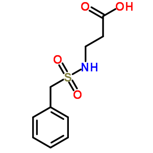 3-(Phenylmethylsulfonamido)propanoic acid Structure,7469-21-8Structure