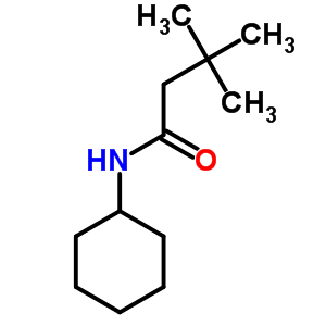 N-cyclohexyl-3,3-dimethyl-butanamide Structure,7473-22-5Structure