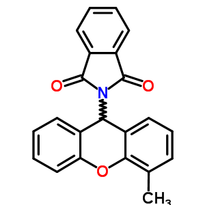 1H-isoindole-1,3(2h)-dione,2-(4-methyl-9h-xanthen-9-yl)- Structure,7473-55-4Structure