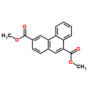 Dimethyl phenanthrene-3,9-dicarboxylate Structure,7473-78-1Structure