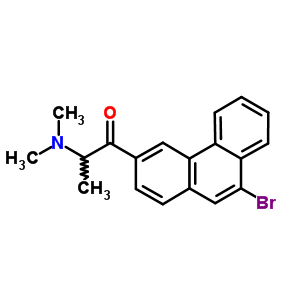 1-(9-Bromophenanthren-3-yl)-2-dimethylamino-propan-1-one Structure,7473-79-2Structure