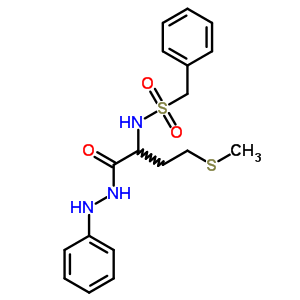 N-[1-(anilinocarbamoyl)-3-methylsulfanyl-propyl]-1-phenyl-methanesulfonamide Structure,7474-67-1Structure