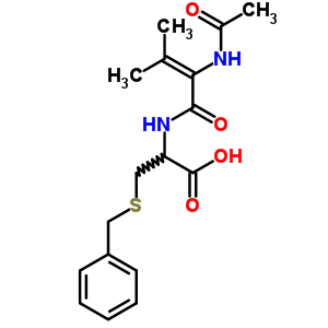 L-cysteine,n-(n-acetyl-2,3-didehydrovalyl)-s-(phenylmethyl)-(9ci) Structure,7474-77-3Structure