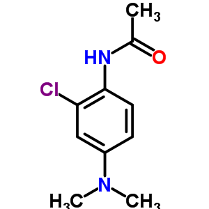 N-(2-chloro-4-dimethylamino-phenyl)acetamide Structure,7474-94-4Structure