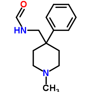 Formamide,n-[(1-methyl-4-phenyl-4-piperidinyl)methyl]- Structure,7475-58-3Structure