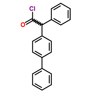 2-Phenyl-2-(4-phenylphenyl)acetyl chloride Structure,7477-16-9Structure