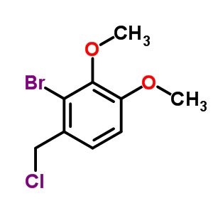 2-Bromo-1-(chloromethyl)-3,4-dimethoxy-benzene Structure,7477-50-1Structure