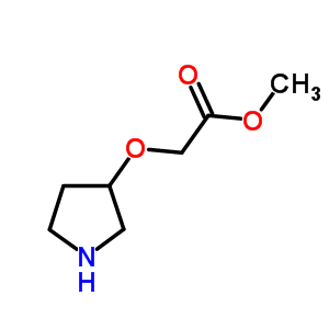 (Pyrrolidin-3-yloxy)-acetic acid methyl ester Structure,748797-11-7Structure