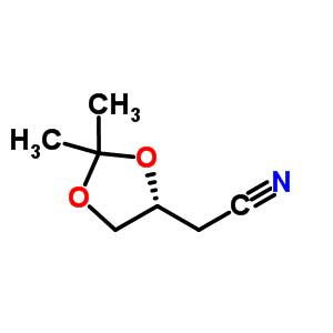 (R)-2,2-dimethyl-1,3-dioxolane-4-acetonitrile Structure,74923-97-0Structure