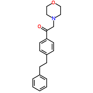 Ethanone,2-(4-morpholinyl)-1-[4-(2-phenylethyl)phenyl]- Structure,7495-27-4Structure