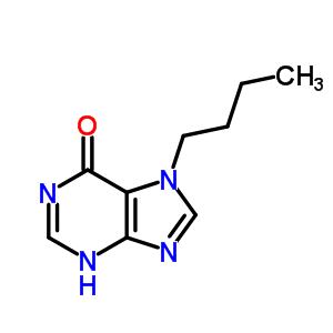 7-Butyl-1,7-dihydro-6h-purin-6-one Structure,7495-67-2Structure