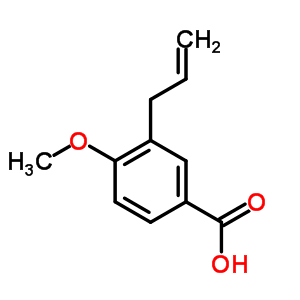 3-Allyl-4-methoxybenzoic acid Structure,7501-09-9Structure