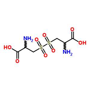 2-Amino-3-(2-amino-2-carboxy-ethyl)sulfonylsulfonyl-propanoic acid Structure,7504-46-3Structure