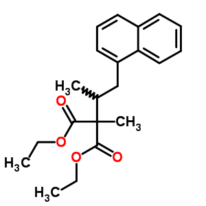 Diethyl 2-methyl-2-(1-naphthalen-1-ylpropan-2-yl)propanedioate Structure,7505-64-8Structure