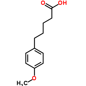 5-(4-Methoxyphenyl)pentanoic acid Structure,7508-04-5Structure