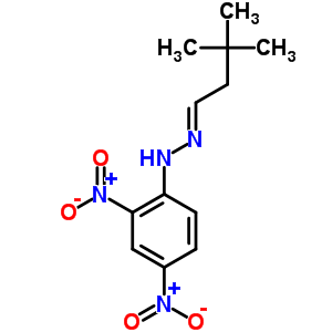 Butanal, 3,3-dimethyl-,2-(2,4-dinitrophenyl)hydrazone Structure,7509-78-6Structure