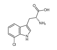 7-Chloro-d-tryptophan Structure,75102-74-8Structure