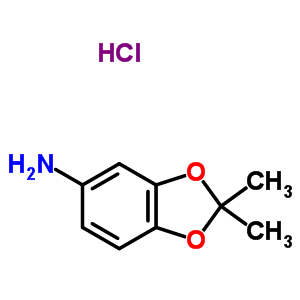 2,2-Dimethyl-1,3-benzodioxol-5-amine hydrochloride Structure,75200-79-2Structure