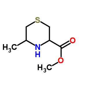 Methyl 5-methylthiomorpholine-3-carboxylate Structure,75364-92-0Structure