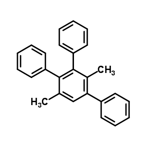 1,4-Dimethyl-2,3,5-triphenyl-benzene Structure,7541-90-4Structure