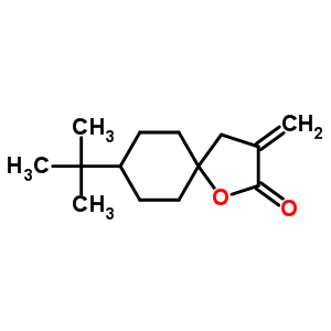 1-Oxaspiro[4.5]decan-2-one,8-(1,1-dimethylethyl)-3-methylene- Structure,75489-44-0Structure