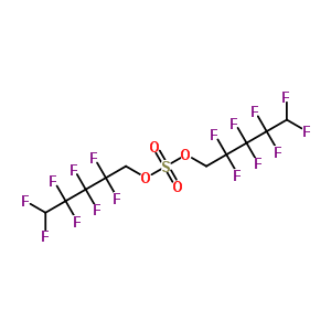 Bis(2,2,3,3,4,4,5,5-octafluoropentyl) sulfate Structure,755-37-3Structure