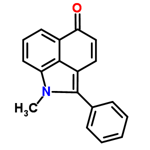 1-Methyl-2-phenyl-benz[cd]indol-5(1h)-one Structure,75528-58-4Structure