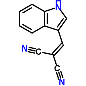 (1H-indol-3-ylmethylene)malononitrile Structure,75629-62-8Structure