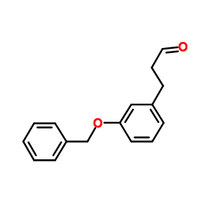 3-(Phenylmethoxy)-benzenepropanal Structure,75677-04-2Structure