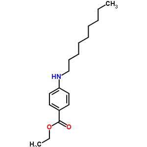 Benzoic acid,4-(nonylamino)-, ethyl ester Structure,75681-69-5Structure