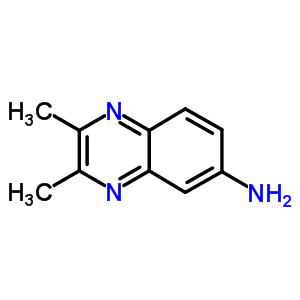 2,3-Dimethyl-6-quinoxalinamine Structure,7576-88-7Structure