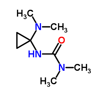 N-(1-(dimethylamino)cyclopropyl)-n,n-dimethylurea Structure,75812-71-4Structure