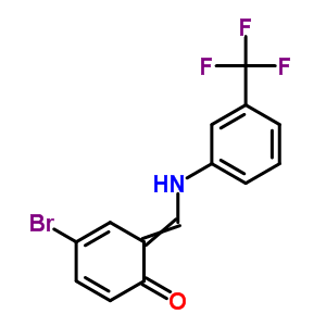 Phenol,4-bromo-2-[[[3-(trifluoromethyl)phenyl]imino]methyl]- Structure,75854-21-6Structure