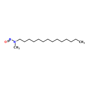 N-nitroso-n-methyl-n-tetradecylamine Structure,75881-20-8Structure