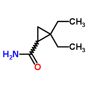 2,2-Diethylcyclopropanecarboxamide Structure,75885-56-2Structure