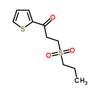 1-Propanone,3-(propylsulfonyl)-1-(2-thienyl)- Structure,75910-26-8Structure