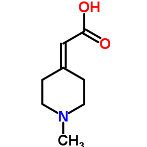 (1-Methylpiperidin-4-ylidene)acetic acid Structure,759457-29-9Structure