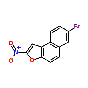 Naphtho[2,1-b]furan,7-bromo-2-nitro- Structure,75965-73-0Structure