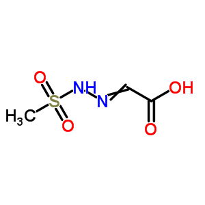 Acetic acid, [(methylsulfonyl)hydrazono]-(9ci) Structure,75968-31-9Structure