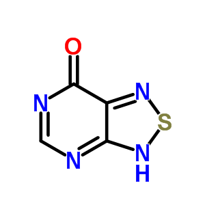 [1,2,5]Thiadiazolo[3,4-d]pyrimidin-7(3h)-one Structure,7598-41-6Structure