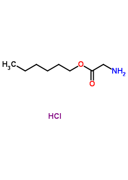 Glycine-1-hexyl ester hydrochloride Structure,75980-28-8Structure