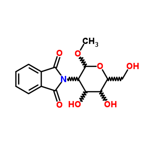 Methyl 2-Deoxy-2-N-Phthalimido-beta-D-Glucopyranoside Structure,76101-14-9Structure