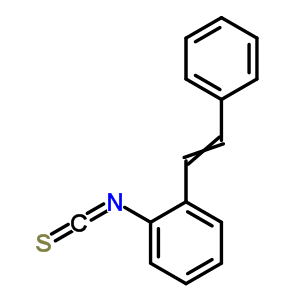 Benzene,1-isothiocyanato-2-(2-phenylethenyl)- Structure,7612-95-5Structure