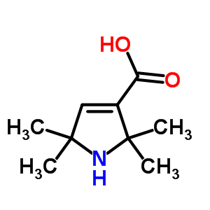 2,2,5,5-Tetramethyl-2,5-dihydro-1H-pyrrole-3-carboxylic acid Structure,76194-00-8Structure