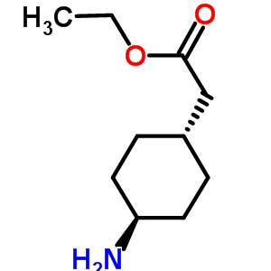 Ethyl trans-2-(4-aminocyclohexyl)acetate Structure,76308-28-6Structure