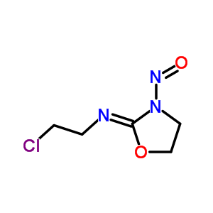 Ethanamine,2-chloro-n-(3-nitroso-2-oxazolidinylidene)- Structure,76310-08-2Structure