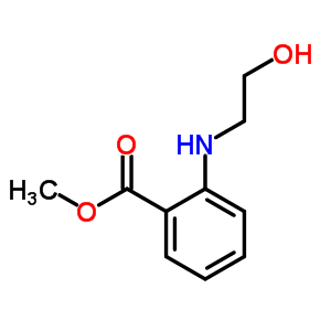 Methyl 2-(2-hydroxyethylamino)benzoate Structure,76315-61-2Structure