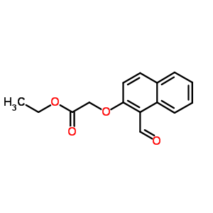 Ethyl 2-[(1-formyl-2-naphthyl)oxy]acetate Structure,76322-09-3Structure