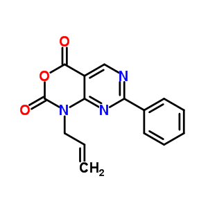 1-Allyl-7-phenyl-1h-pyrimido[4,5-d][1,3]oxazine-2,4-dione Structure,76360-66-2Structure